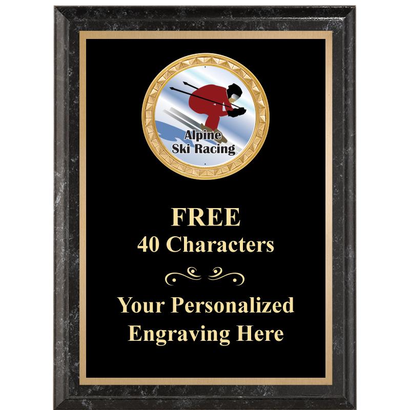 6X8 BLACK EXECUTIVE INSERT PLQ