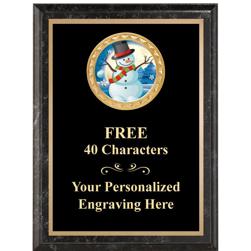 6X8 BLACK EXECUTIVE INSERT PLQ