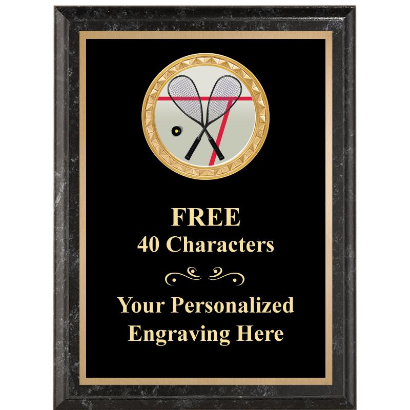 6X8 BLACK EXECUTIVE INSERT PLQ