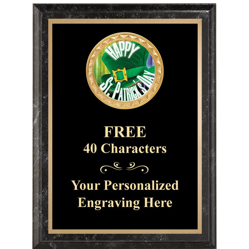 6X8 BLACK EXECUTIVE INSERT PLQ