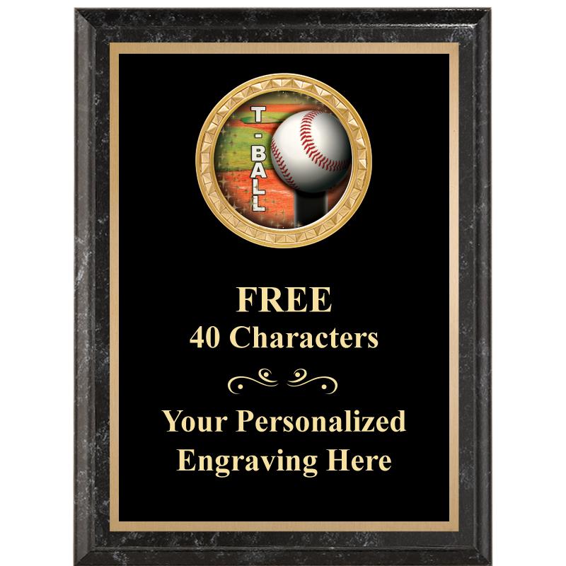 6X8 BLACK EXECUTIVE INSERT PLQ