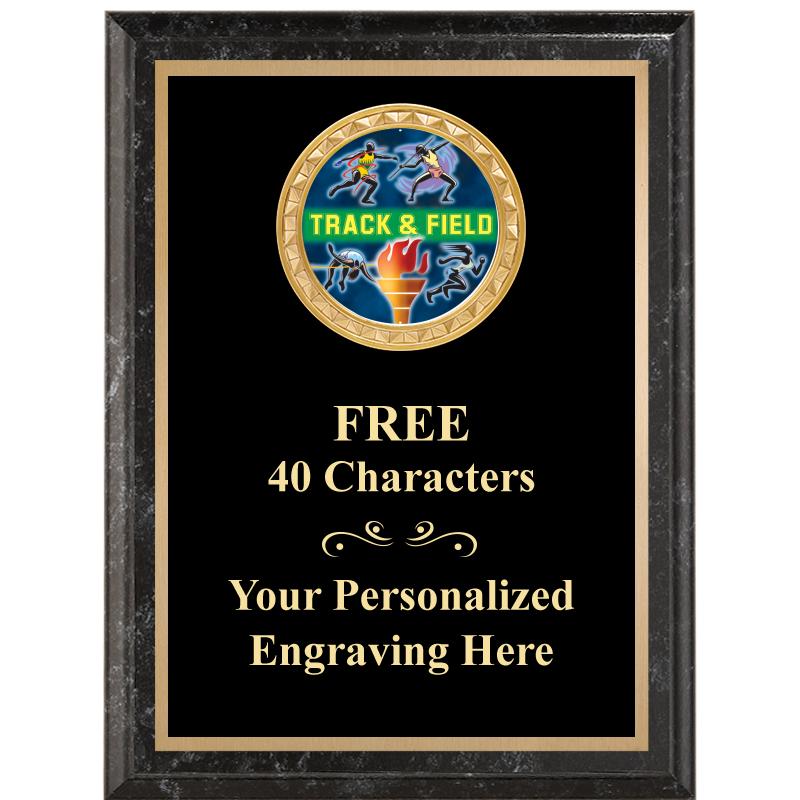 6X8 BLACK EXECUTIVE INSERT PLQ