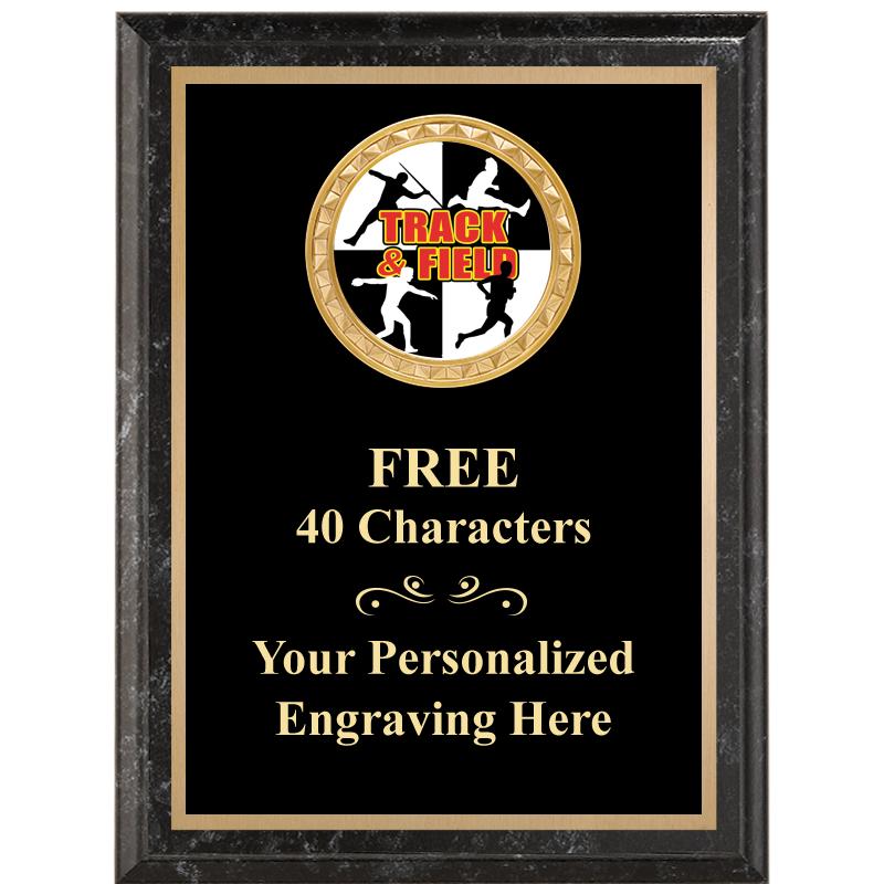 6X8 BLACK EXECUTIVE INSERT PLQ