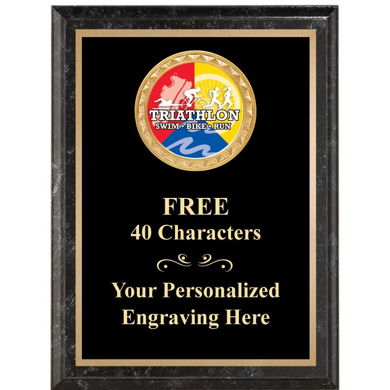 6X8 BLACK EXECUTIVE INSERT PLQ