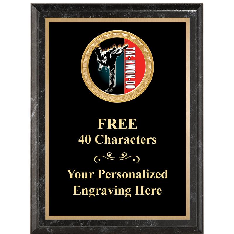 6X8 BLACK EXECUTIVE INSERT PLQ