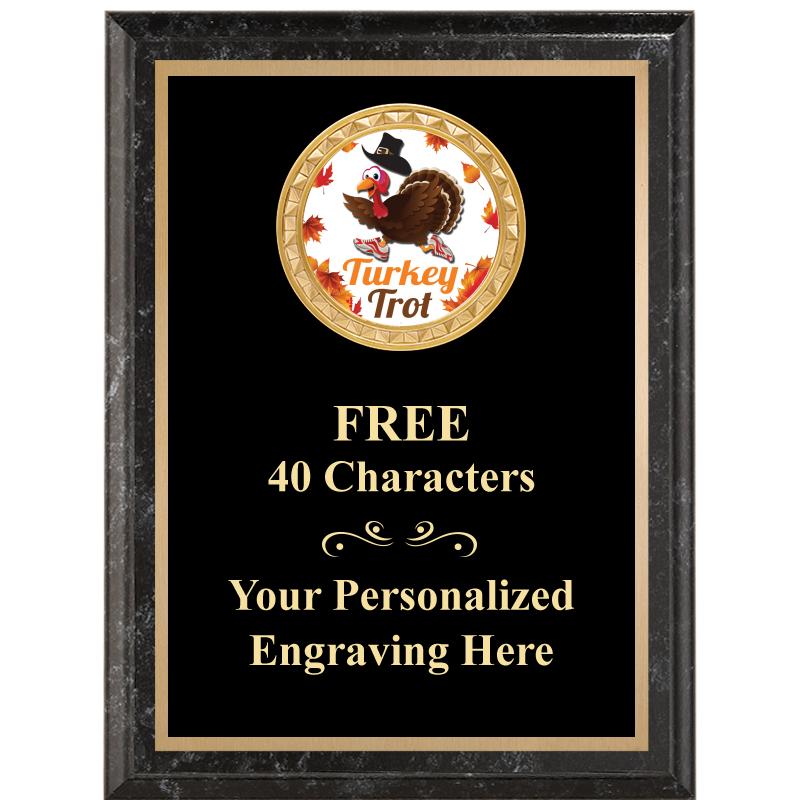 6X8 BLACK EXECUTIVE INSERT PLQ