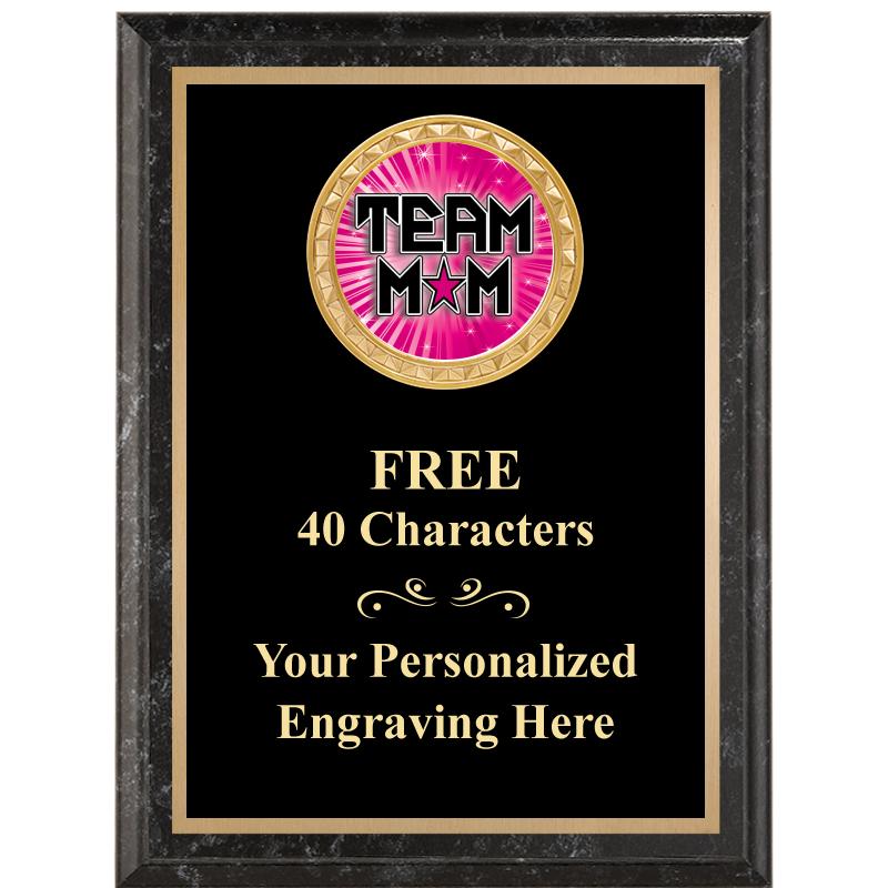 6X8 BLACK EXECUTIVE INSERT PLQ