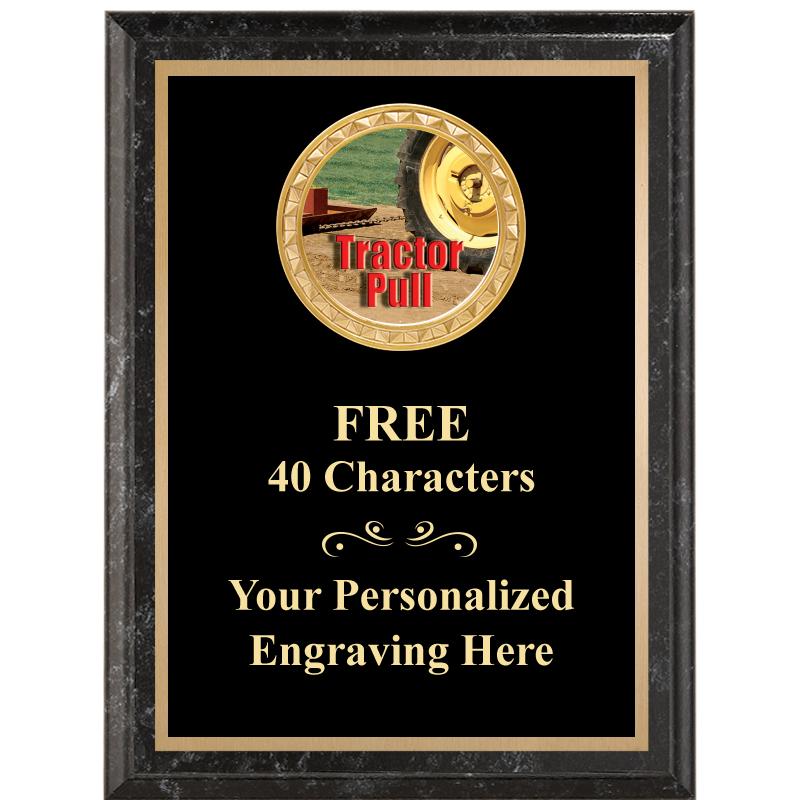 6X8 BLACK EXECUTIVE INSERT PLQ