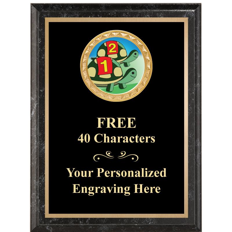 6X8 BLACK EXECUTIVE INSERT PLQ