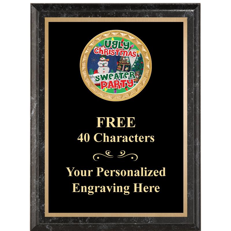 6X8 BLACK EXECUTIVE INSERT PLQ