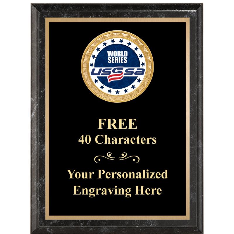 6X8 BLACK EXECUTIVE INSERT PLQ