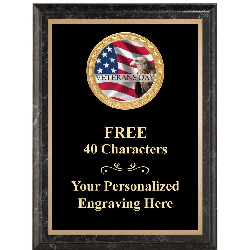 6X8 BLACK EXECUTIVE INSERT PLQ