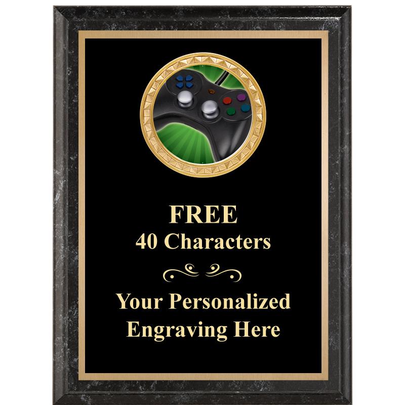 6X8 BLACK EXECUTIVE INSERT PLQ