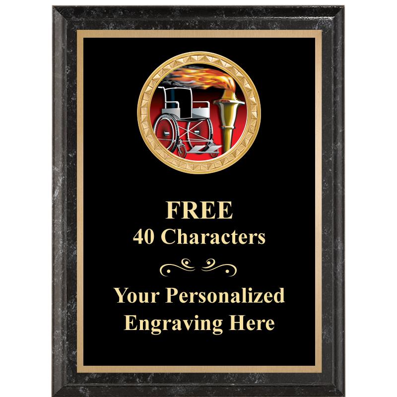 6X8 BLACK EXECUTIVE INSERT PLQ