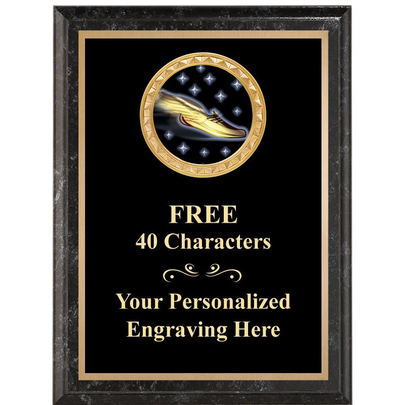 6X8 BLACK EXECUTIVE INSERT PLQ