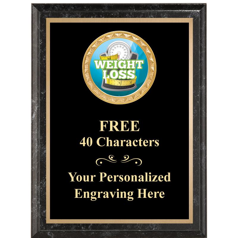 6X8 BLACK EXECUTIVE INSERT PLQ