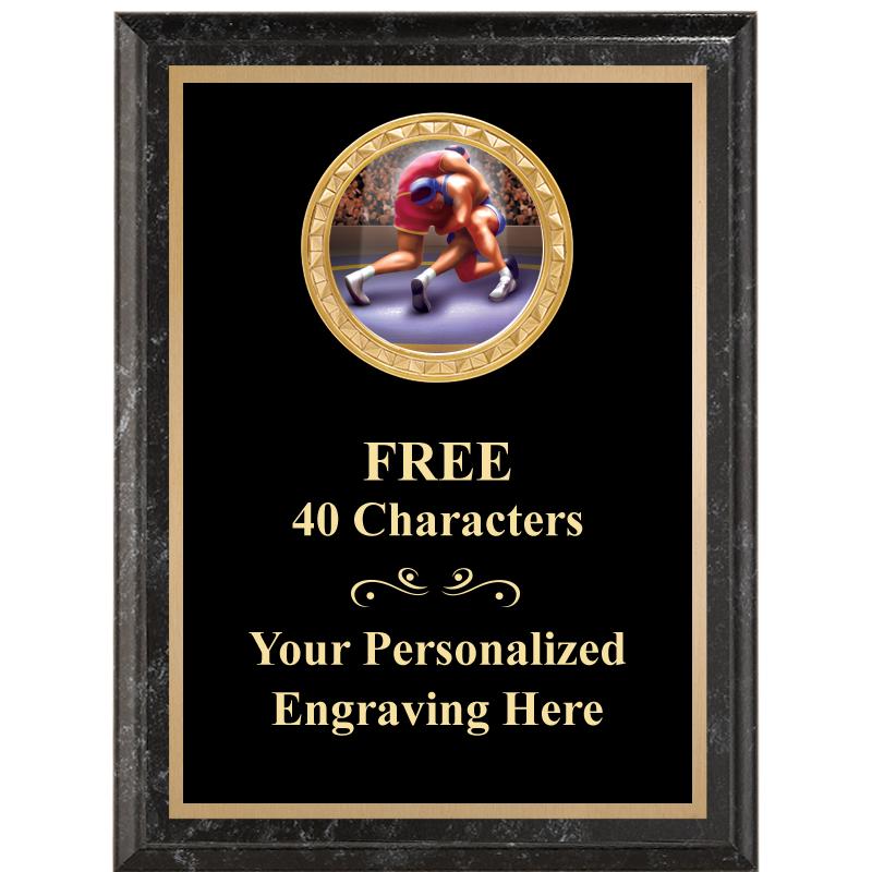 6X8 BLACK EXECUTIVE INSERT PLQ