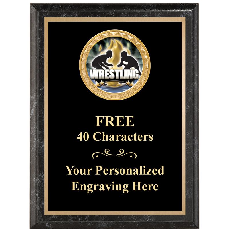 6X8 BLACK EXECUTIVE INSERT PLQ