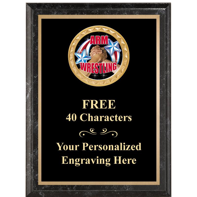 6X8 BLACK EXECUTIVE INSERT PLQ