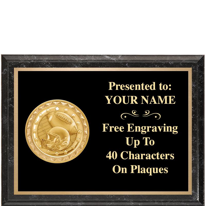 8X6 BLACK EXECUTIVE INSERT PLQ