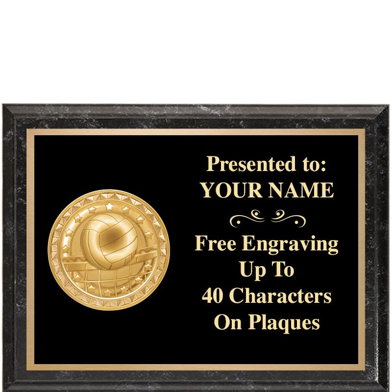 8X6 BLACK EXECUTIVE INSERT PLQ