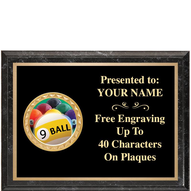 8X6 BLACK EXECUTIVE INSERT PLQ