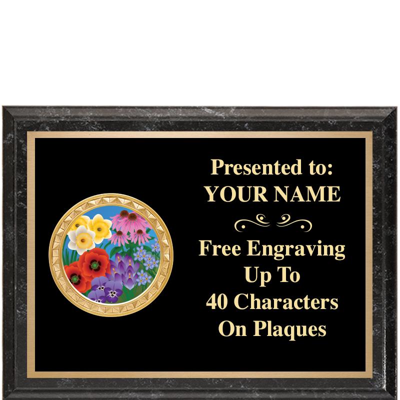 8X6 BLACK EXECUTIVE INSERT PLQ