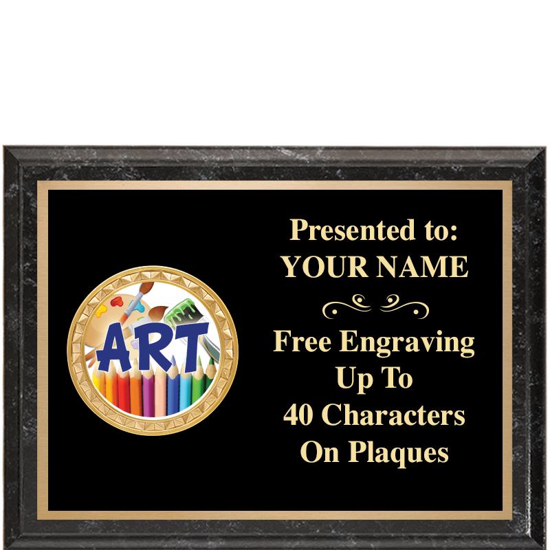 8X6 BLACK EXECUTIVE INSERT PLQ