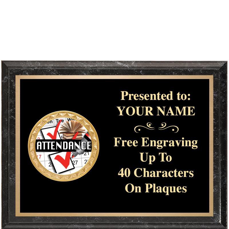 8X6 BLACK EXECUTIVE INSERT PLQ