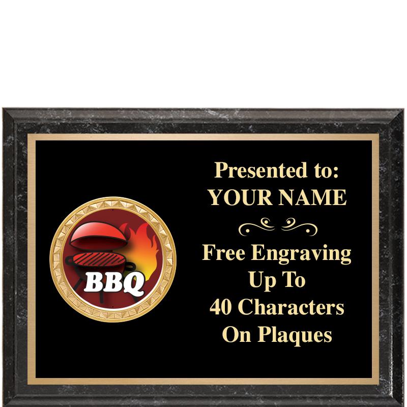 8X6 BLACK EXECUTIVE INSERT PLQ