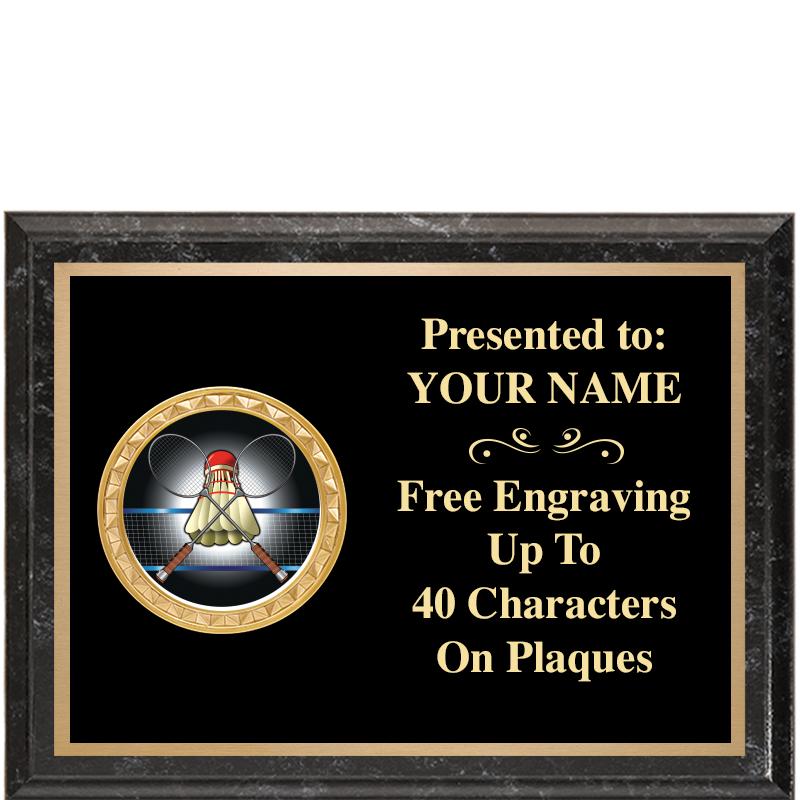 8X6 BLACK EXECUTIVE INSERT PLQ