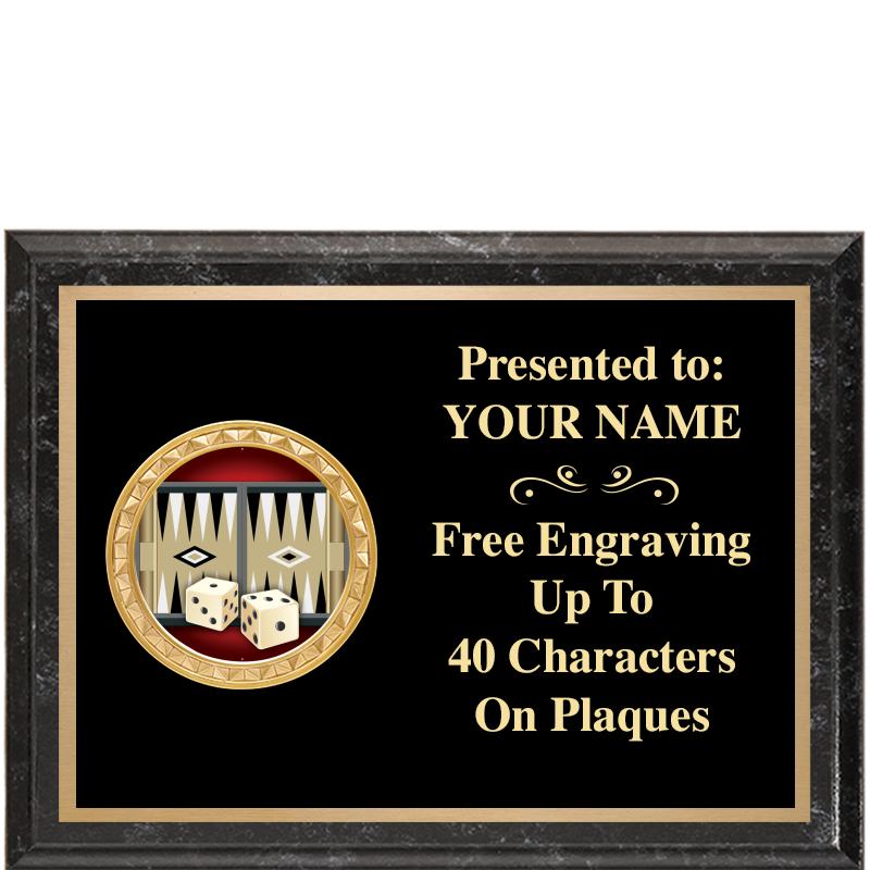 8X6 BLACK EXECUTIVE INSERT PLQ