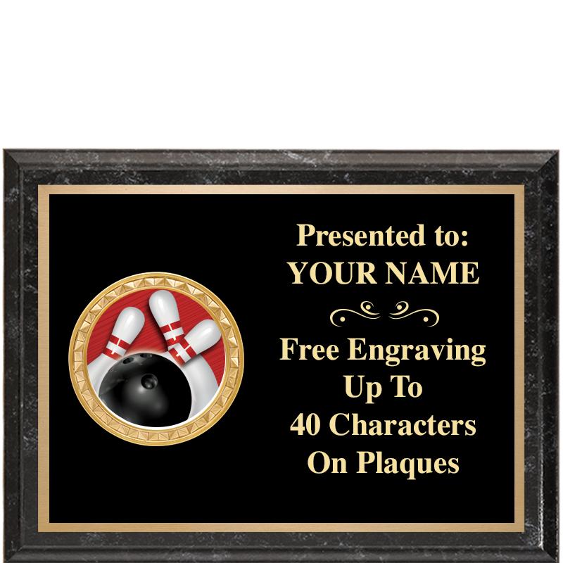 8X6 BLACK EXECUTIVE INSERT PLQ