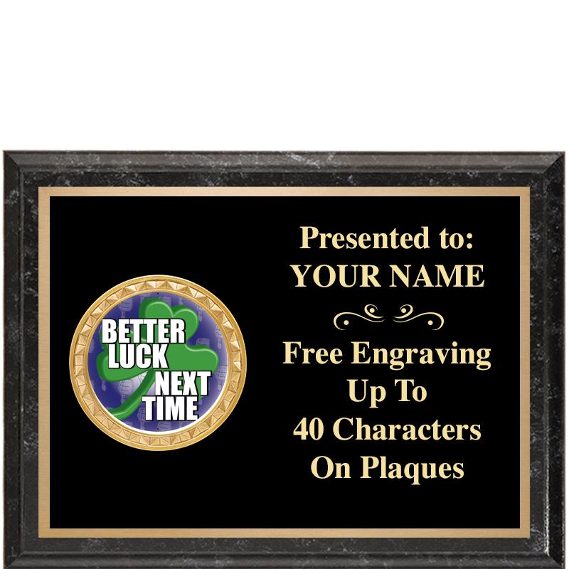 8X6 BLACK EXECUTIVE INSERT PLQ