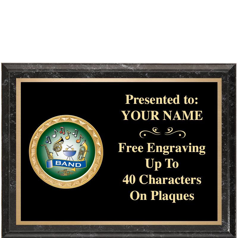 8X6 BLACK EXECUTIVE INSERT PLQ