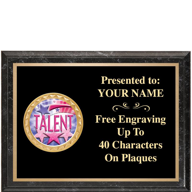 8X6 BLACK EXECUTIVE INSERT PLQ