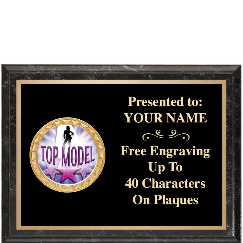 8X6 BLACK EXECUTIVE INSERT PLQ