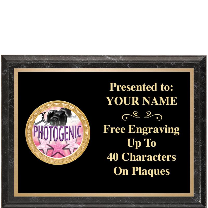 8X6 BLACK EXECUTIVE INSERT PLQ