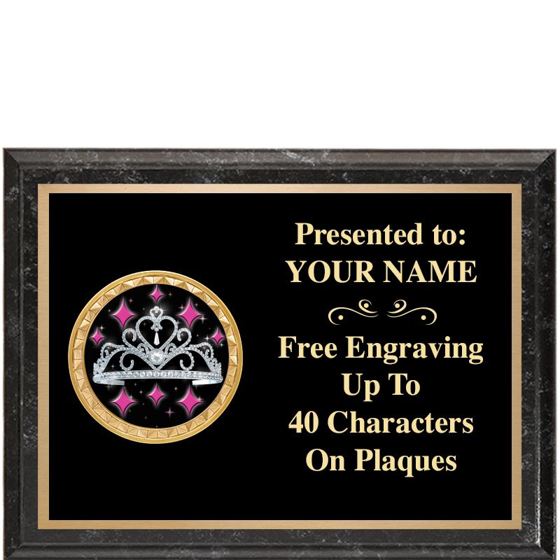 8X6 BLACK EXECUTIVE INSERT PLQ