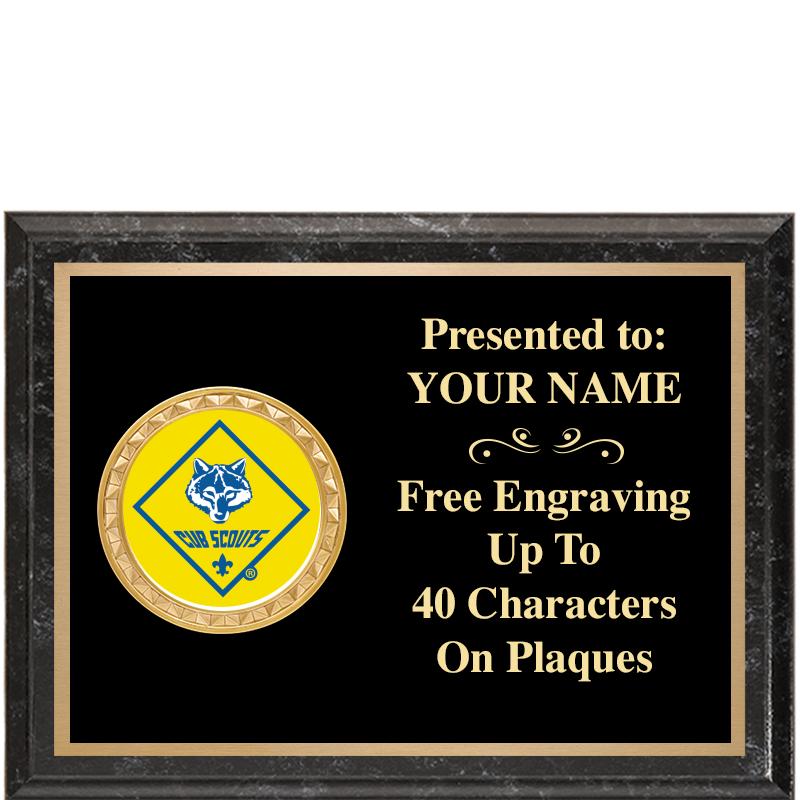 8X6 BLACK EXECUTIVE INSERT PLQ