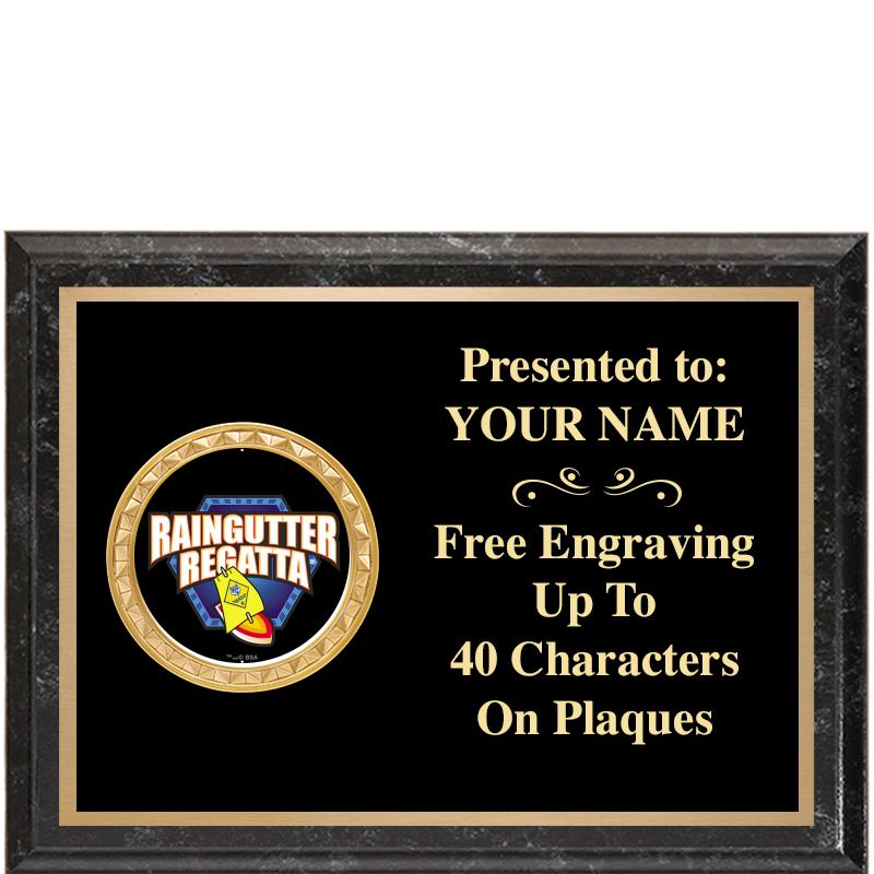 8X6 BLACK EXECUTIVE INSERT PLQ