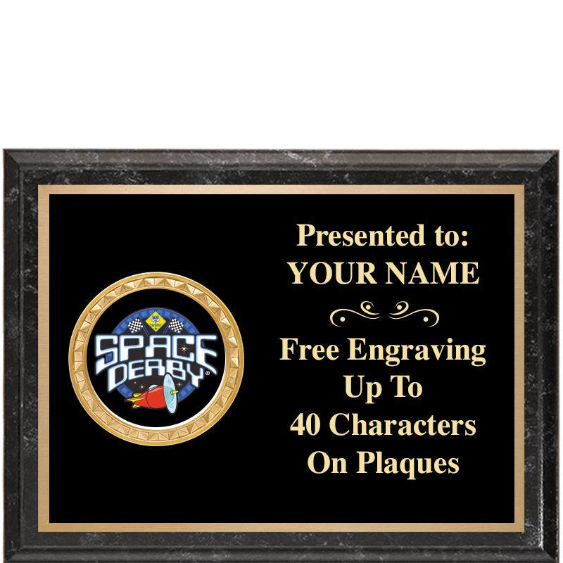 8X6 BLACK EXECUTIVE INSERT PLQ