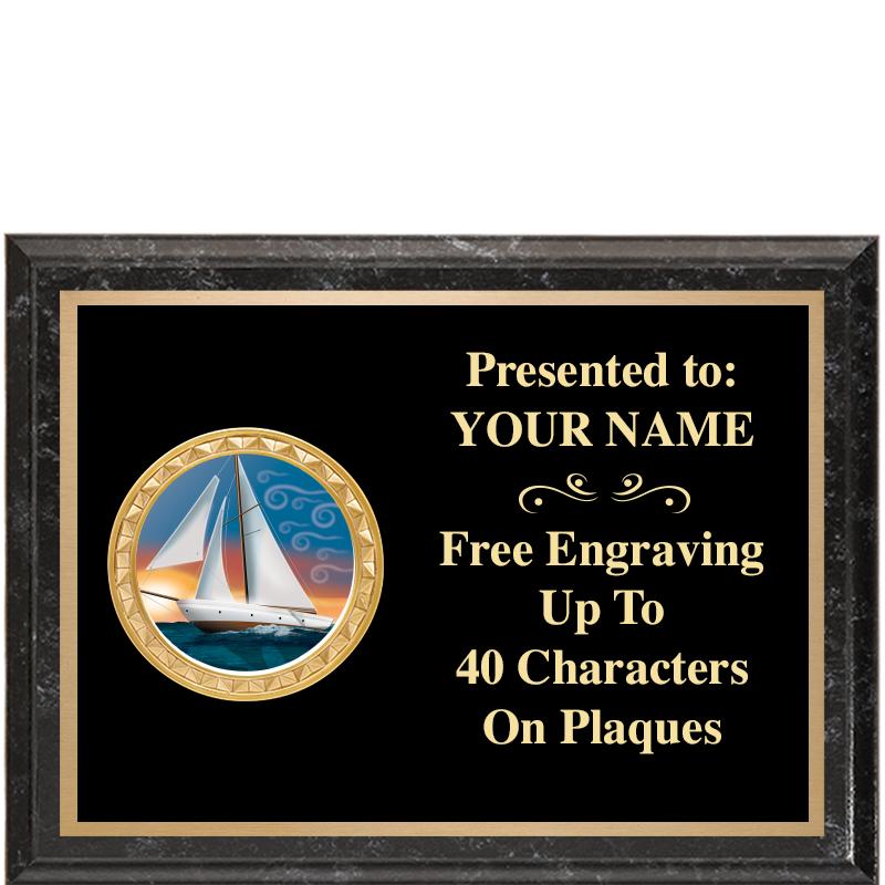 8X6 BLACK EXECUTIVE INSERT PLQ