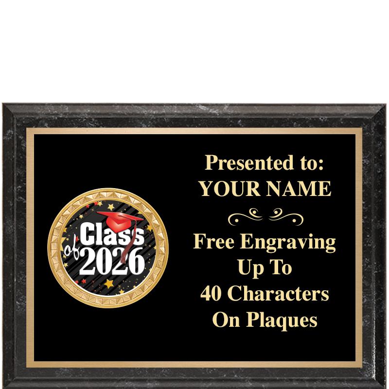 8X6 BLACK EXECUTIVE INSERT PLQ