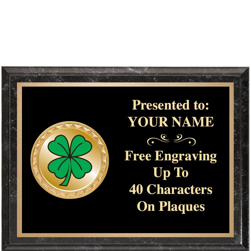 8X6 BLACK EXECUTIVE INSERT PLQ