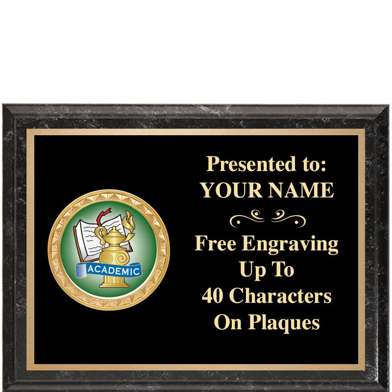 8X6 BLACK EXECUTIVE INSERT PLQ