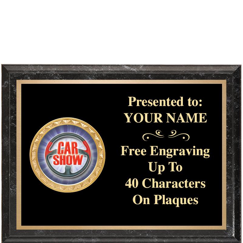 8X6 BLACK EXECUTIVE INSERT PLQ