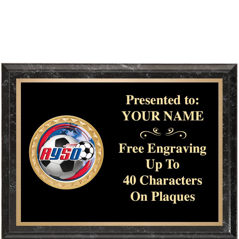 8X6 BLACK EXECUTIVE INSERT PLQ