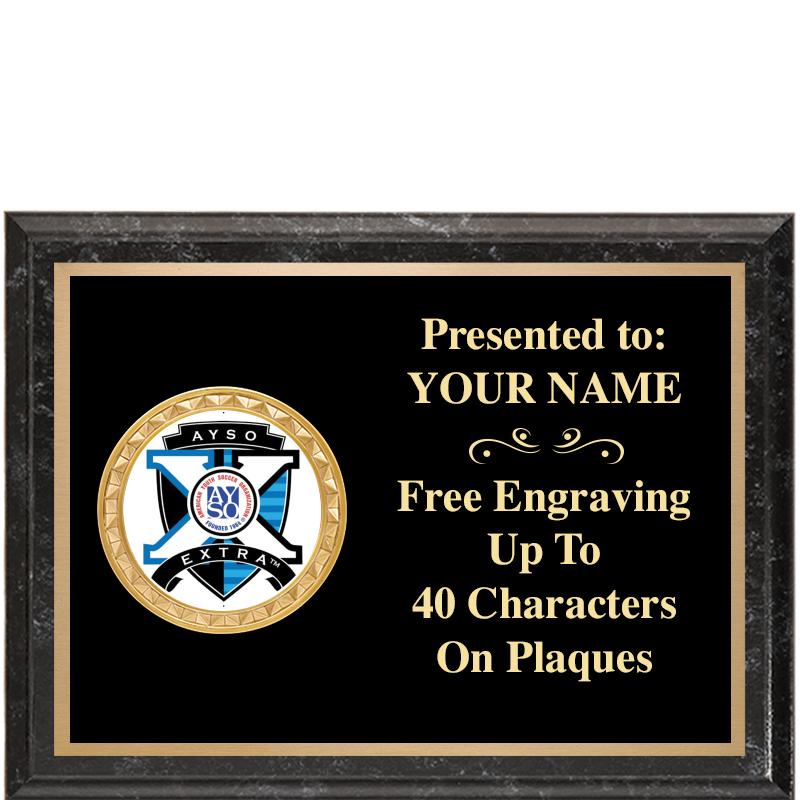 8X6 BLACK EXECUTIVE INSERT PLQ