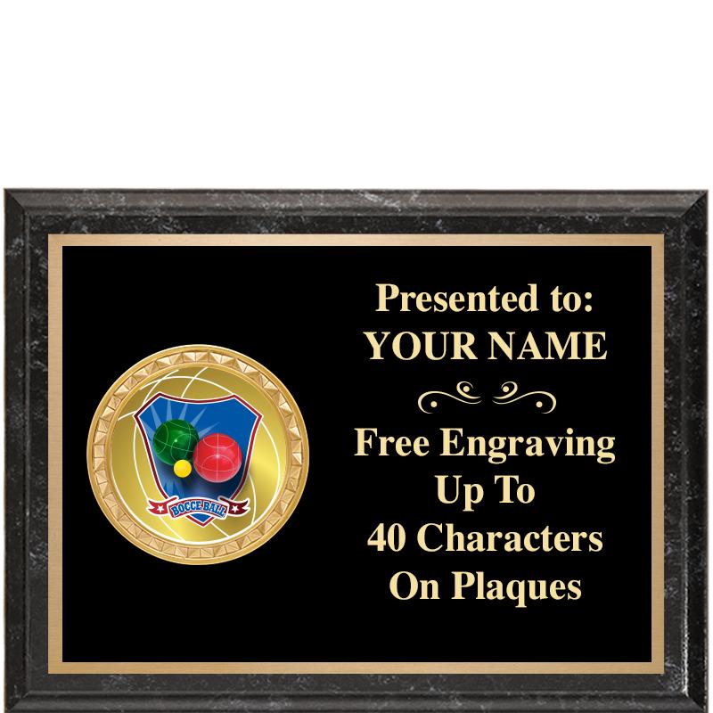 8X6 BLACK EXECUTIVE INSERT PLQ